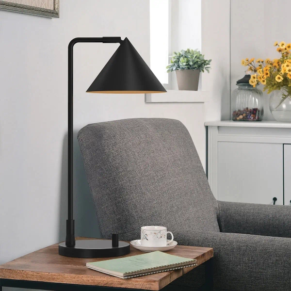 Nocna lampa sypialniana Remyck ALM-REMYCK-TL-BK z przełącznikiem czarna