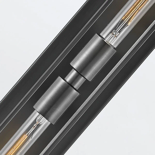 Lampa ścienna góra-dół Henri QN-HENRI-WB2-BX szklany IP44 czarny