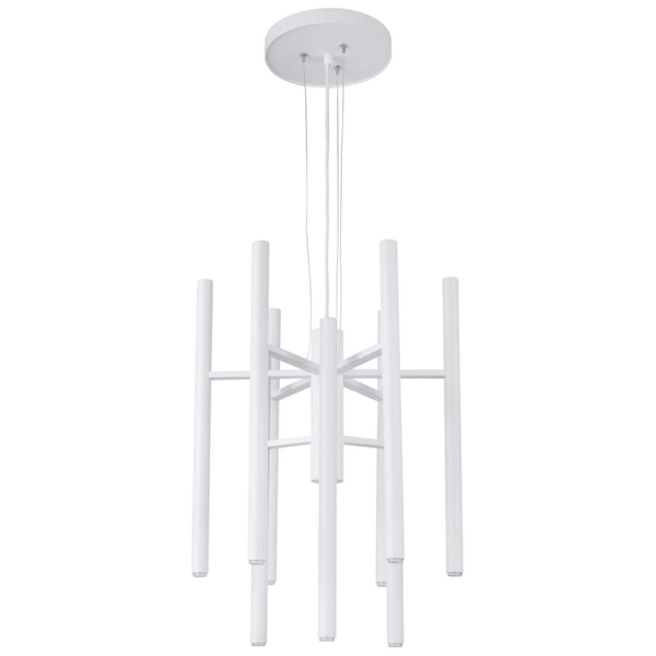 LAMPA wisząca JORK 33170 Sigma metalowa OPRAWA sople ZWIS tuby pająk biały