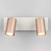 Sufitowa lampa regulowana Marley 802400265 Trio tuby metalowe brązowe białe