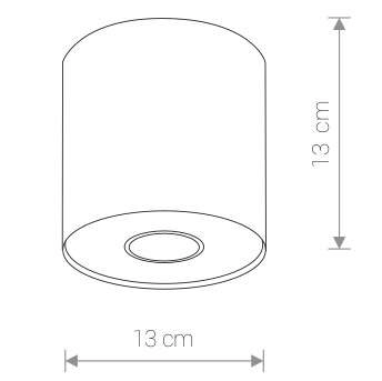 Downlight LAMPA sufitowa POINT M 6001 Nowodvorski metalowa OPRAWA tuba biała