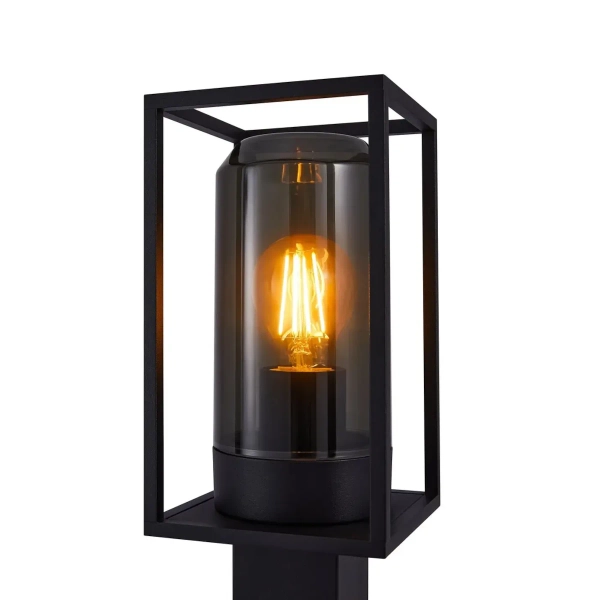 Zewnętrzna lampa stojąca Griffin 2218158047 IP44 czarny przydymiony