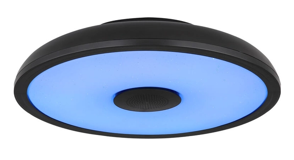 Lampa sufitowa Raffy 41366B z głośnikiem LED 18W 3000-6500K czarna