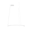 Lampa wisząca pierścieniowa VISUAL biała P0657 1xLED 28W 3000K IP44 ring