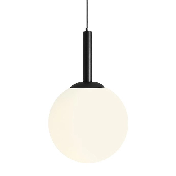 Szklana lampa wisząca Bosso 1087XL1 Aldex kula ball czarna