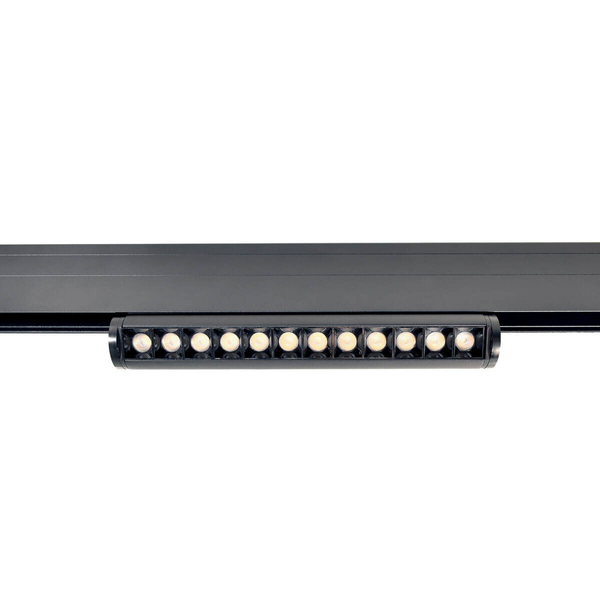 Lampa na listwie do szyn magnetycznych Komatsu 6599 LED 12W 3000K czarna