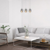 Szklana LAMPA wisząca PETUNIA 5252 Rabalux skandynawski zwis loftowy do salonu chrom