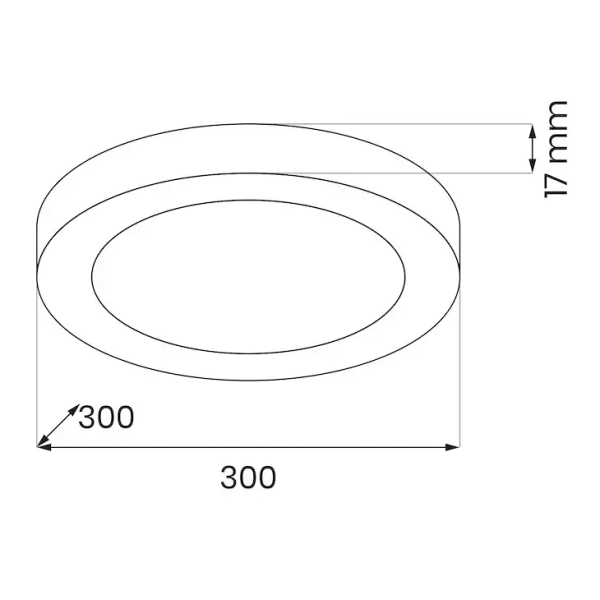 Ledowa lampa sufitowa Evora ML1788 LED 24W 3000-6000K biały