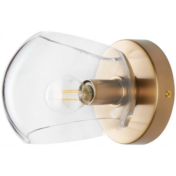 Kinkiet do salonu Cosmic ST-8954W Step industrialny złoty przezroczysty