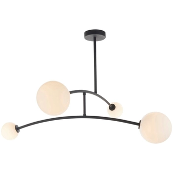 Żyrandol nowoczesny L&-192940 Light& molekuły szklane kule czarny