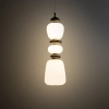 Ceramiczna lampa wisząca CERAMIC 11701 LED 19W 3000K szara biała