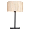 Abażurowa lampa stołowa Longshore 101693 boho beżowa czarny