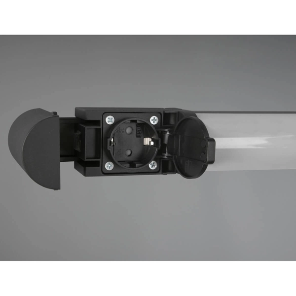 Ścienny kinkiet do łazienki PIERA 284074232 LED 8W 3000K IP44 czarny biały