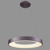 LAMPA wisząca GIULIA 5304-840RP-CO-3 Italux OPRAWA okrągła LED 40W 3000K pierścień ring brązowa
