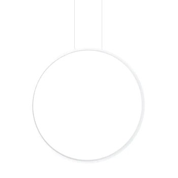 Wisząca lampa pierścień VISUAL biała P0651 1xLED 22W 3000K IP44 nad stół