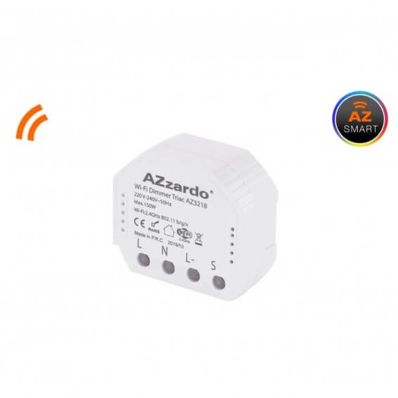 Dopuszkowy ściemniacz Wifi SMART AZ3218 inteligentny biały