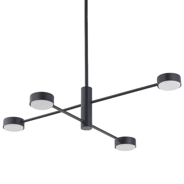 Regulowana LAMPA sufitowa ORBIT 7945 Nowodvorski loftowe molekuły pręty sticks czarne