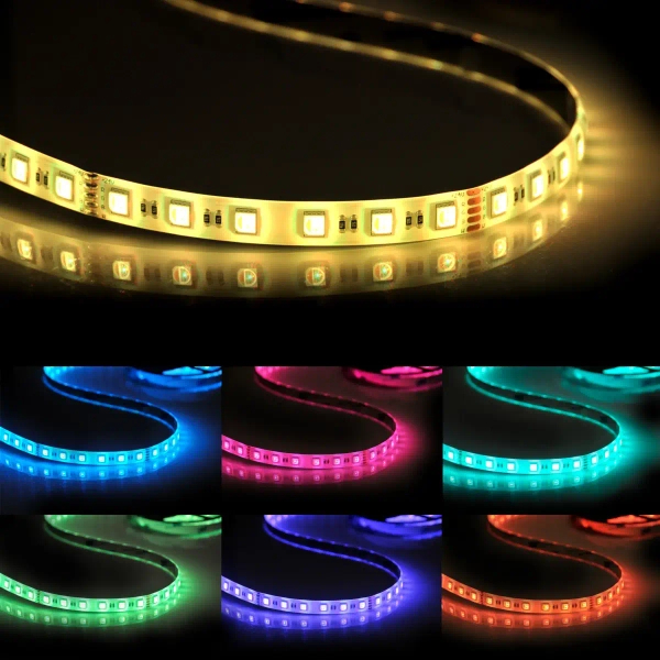Zestaw taśma LED sterownik zasilacz pilot 319296 22W IP65 3m biała