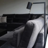 Stojąca lampa salonowa Lesley 03725/01/30 Lucide tuba metalowa czarna
