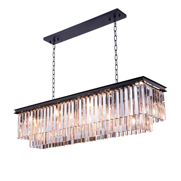 Wisząca lampa pokojowa CGHERERECT100 na łańcuchach czarna