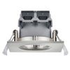 Sufitowa lampa kwadratowa ZAGROS 650610107 LED 5,5W 3000K IP65 nikiel