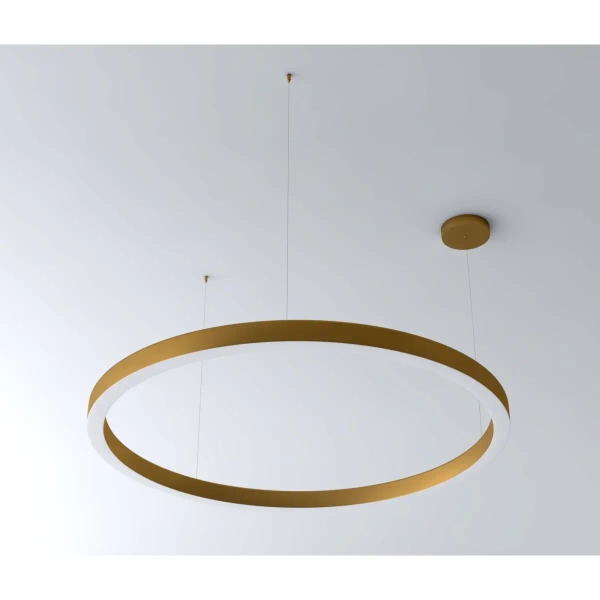 Ring podwieszany Circle ST-8848-100 Step LED 104W 3000K nad stół mosiądz