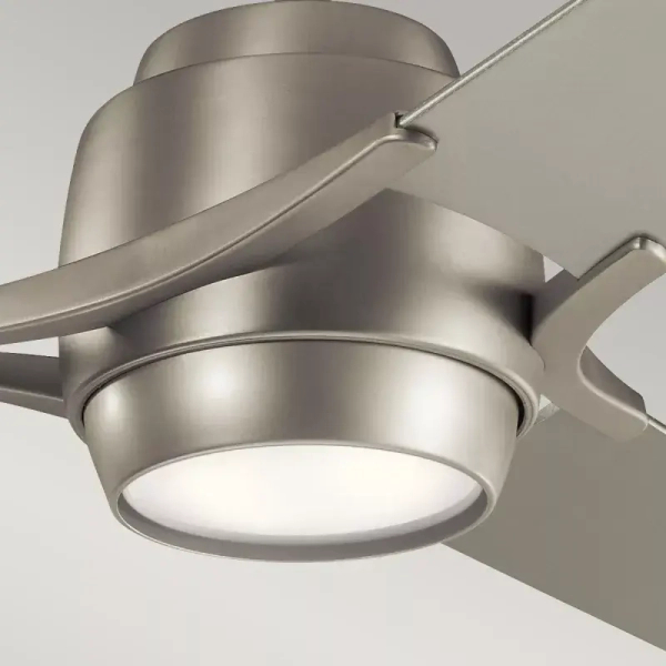 Lampa sufitowa z wentylatorem Zeus nikiel KLF-ZEUS-60-BN 12W 4000K