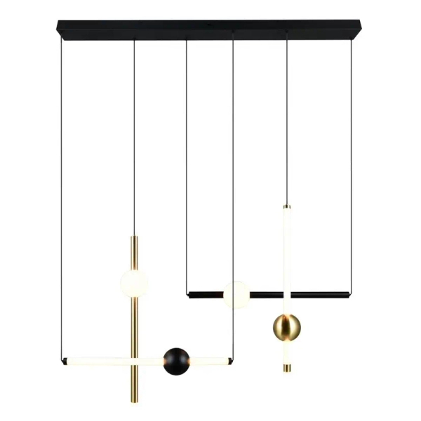 Designerska lampa wisząca Melita 331510680 LED 21W 2300-4000K czarny złoty