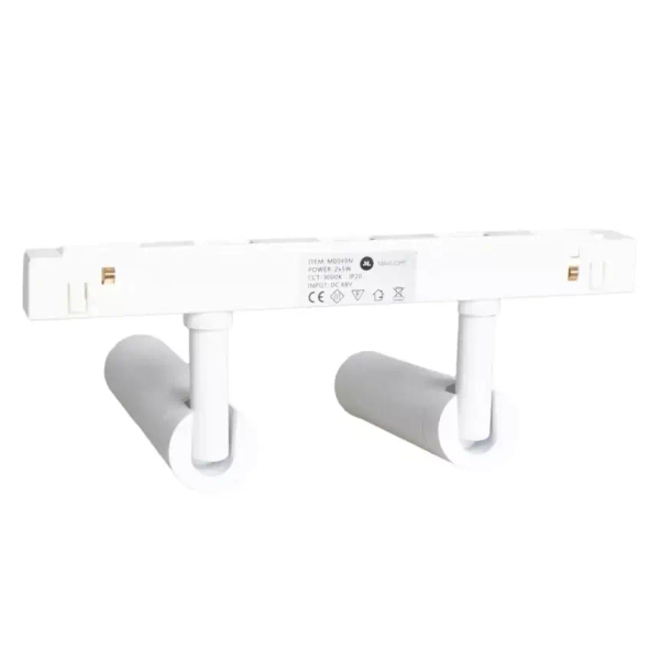 Lampa podwójna magnetyczna szynowa Zigbee M0048Z LED 10W 2700-5500K biały