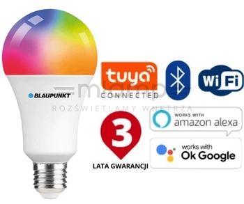 Żarówka Blaupunkt E27-9W-SMART LED 9W 3000K-6500K kolorowa