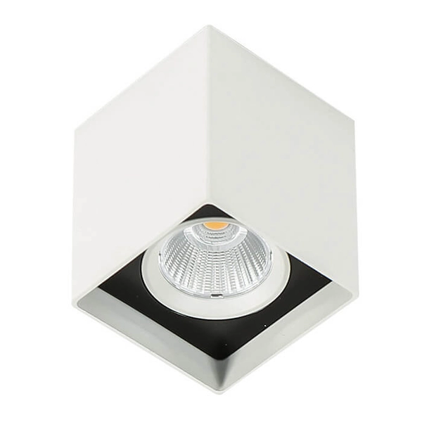 Plafon nasufitowy Alden SLC78002/12W 4000K WH+BL Italux LED 12W 4000K biały czarny