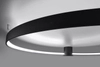 Sufitowa LAMPA plafon RIO TH.136 Thoro okrągła OPRAWA metalowa LED 70W 4000K plafoniera pierścień ring czarny