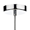 Wisząca lampa Dynamo DYN0133 Dar Lighting nad wyspę kremowa chrom