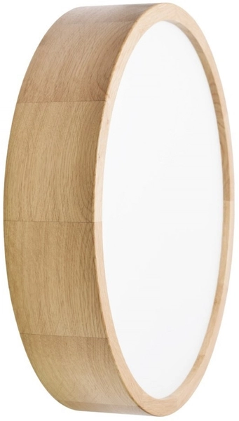 Drewniany plafon ogrodowy 137623600028 IP54 okrągły dębowy