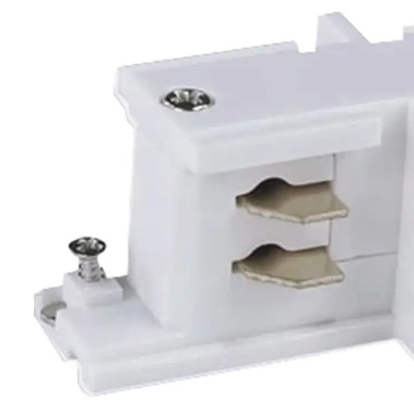 Łącznik trójobwodowy do szyn 8020 Zumaline metalowy biały