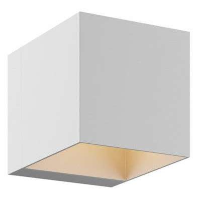 LAMPA ścienna ALASKA LP-104/1W WH Light Prestige metalowa OPRAWA kinkiet prostokątny biały