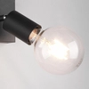 Regulowana LAMPA ścienna VANNES  R80181732 RL Light metalowa OPRAWA reflektorek loftowy czarny mat