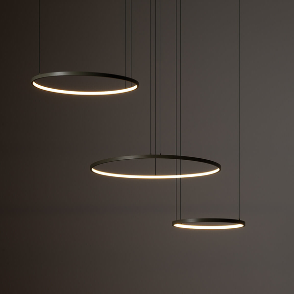 Lampa wisząca Circolo 11398 Nowodvorski LED 45W 3000K pierścieniowa oliwkowa