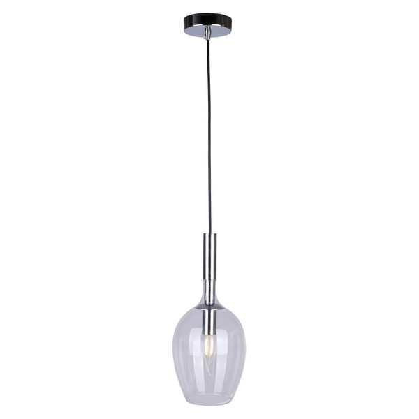 Lampa wisząca TANGO ML6163 szklana OPRAWA zwis podłużny przezroczysty