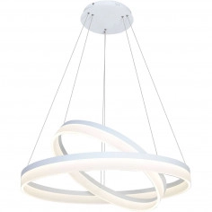 LAMPA wisząca RING ML065 LED 60W Milagro OPRAWA zwis okręgi pierścienie białe