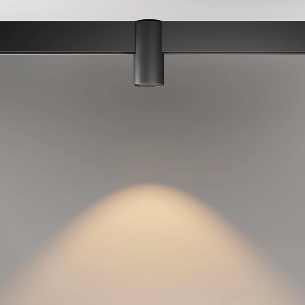 Natynkowa lampa do szyny Alfa TR122-2-7W3K-B LED 7W 3000K czarny