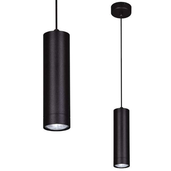 Sopel LAMPA wisząca K-4435 Kaja metalowa OPRAWA zwis na listwie tuba czarna