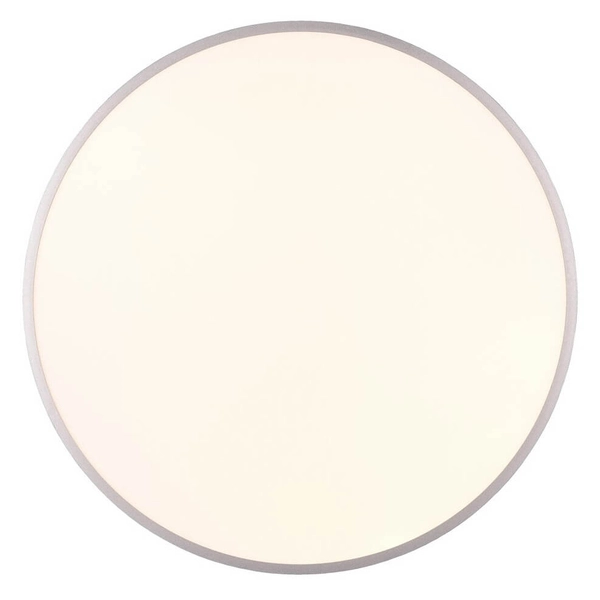 Ściemniany plafon z pilotem Yuma 641719187 LED 53W 3000-6500K biała srebrna