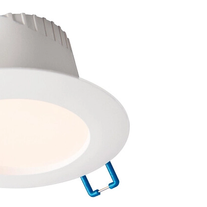 Wpust LAMPA ogrodowa HELIOS 8992 Nowodvorski metalowa OPRAWA stropowa zewnętrzna LED 5W 4000K okrągła outdoor IP44 biała