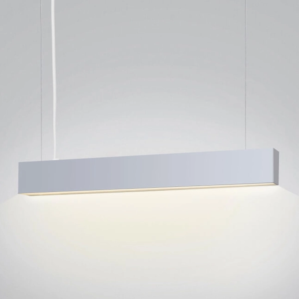 Lampa zwisowa Lupinus 5115005102-1 Elkim LED 24W 3000K do salonu biała