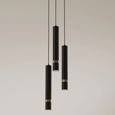 Wisząca lampa Joker MLP8918 podłużna nowoczesna czarna