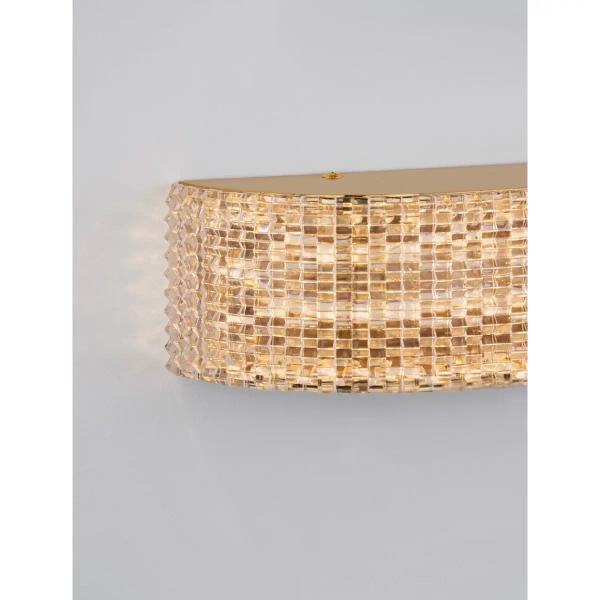 Glamour lampa ścienna ZOLMERO LE45101 LED 6W 3000K złota