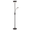 Podłogowa lampa do salonu Rome 107738 regulowana czarna