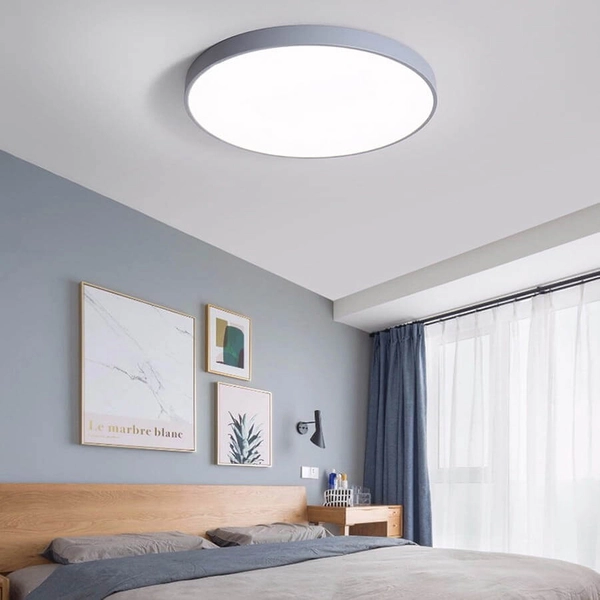 Plafon Simplicate ABR-PLOU-18-IP-S-NW LED 19W 4000K IP44 biały szary