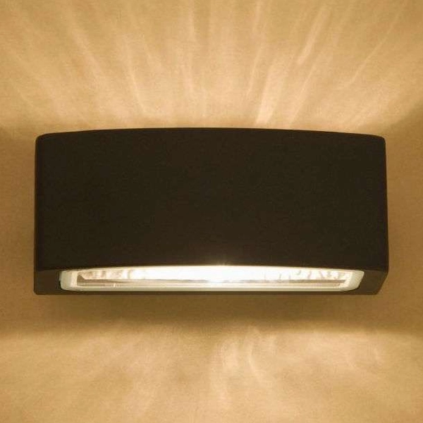 Kinkiet LAMPA elewacyjna BRICK 3408 Nowodvorski zewnętrzna OPRAWA ścienna do ogrodu IP65 outdoor grafitowa